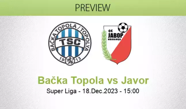 TSC Backa Topola vs Radnicki Nis - live score, predicted lineups