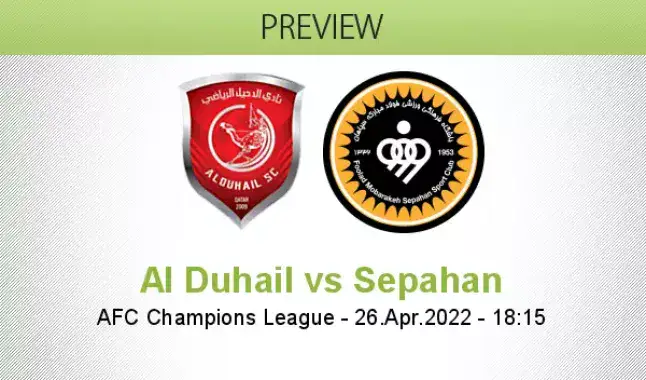 Al Duhail vs Sepahan – Group Stage – Preview & Prediction